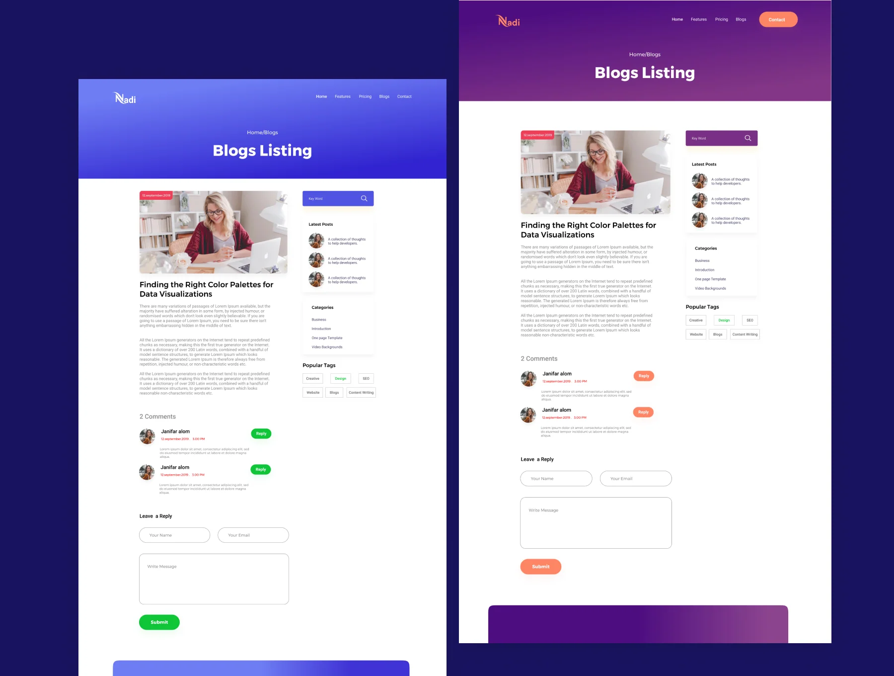 Nadi - SaaS Landing Page 6