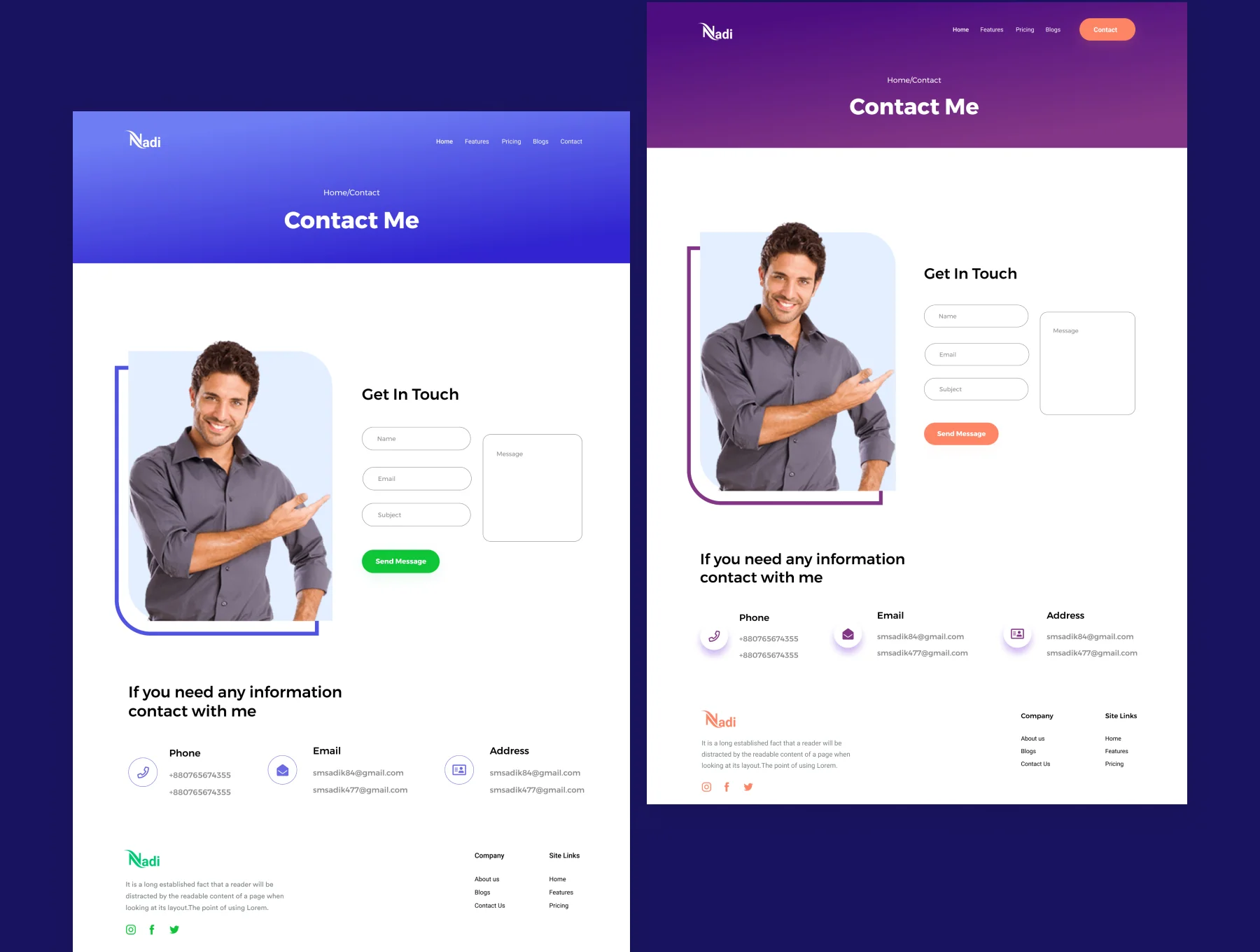 Nadi - SaaS Landing Page 7