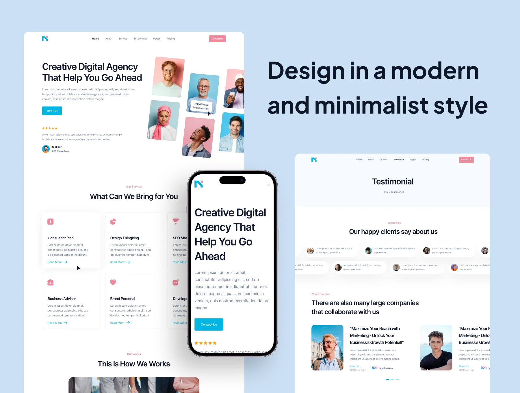 Nagency - Digital Agency Web Templates 2