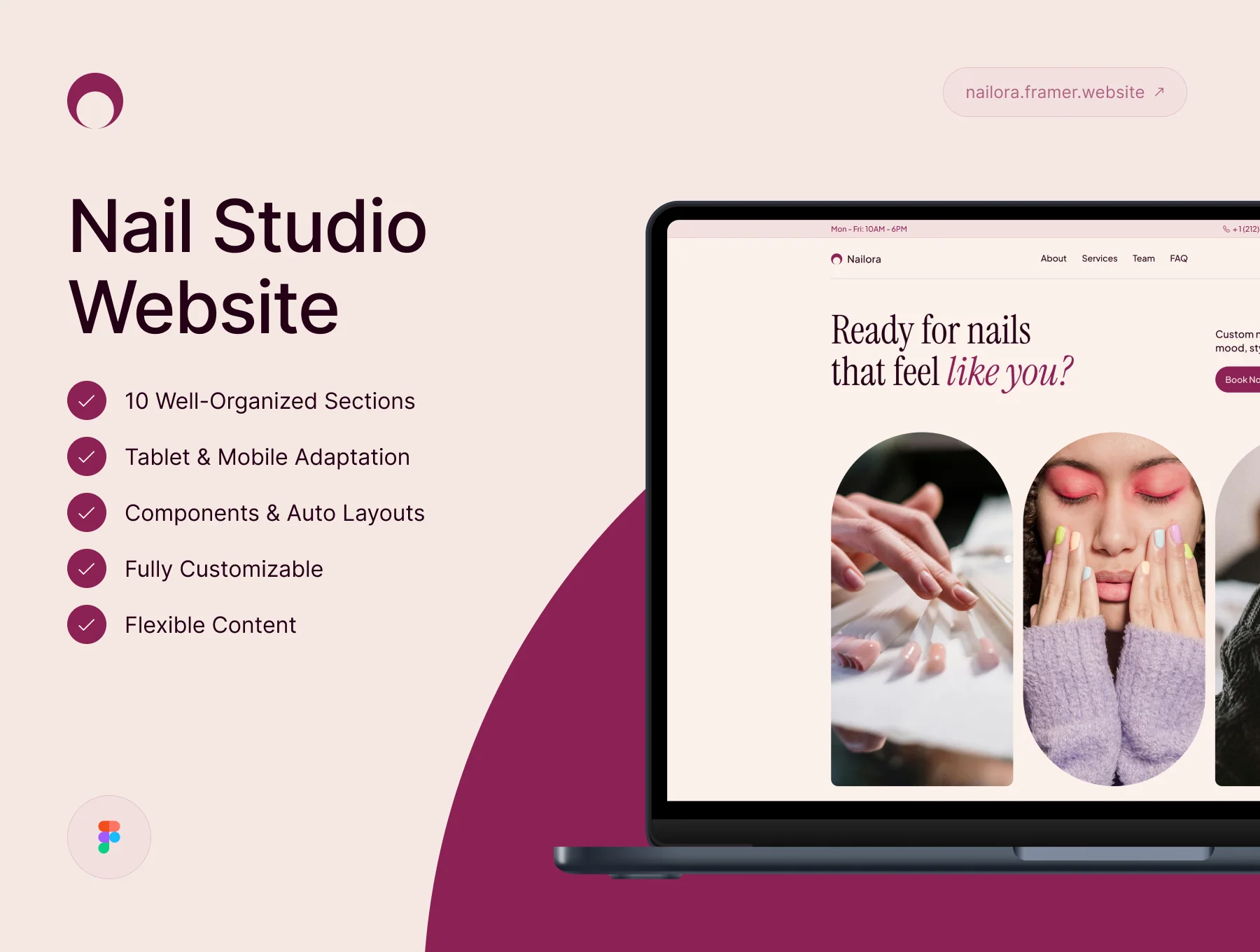 Nailora – Nail Studio Website