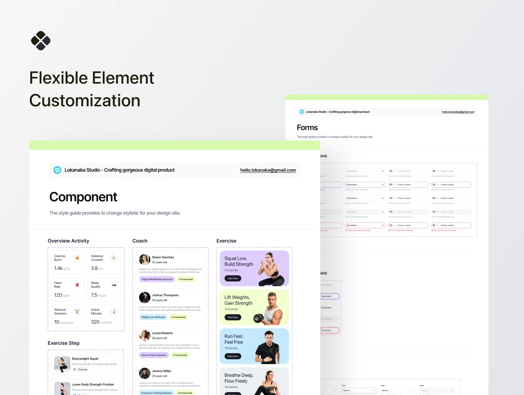 Nakafit - Health and Fitness Tracker Mobile App UI Kit 4