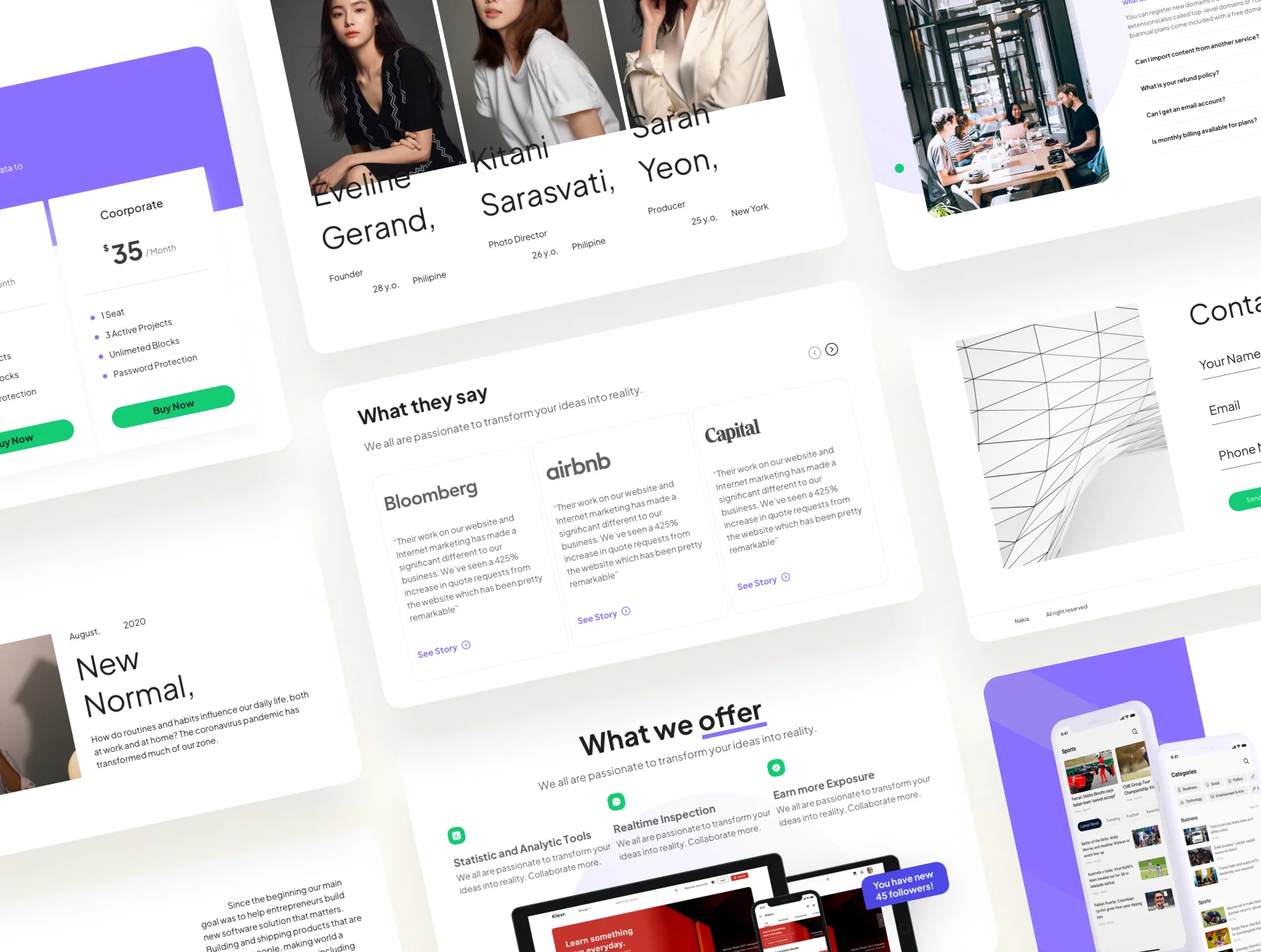 Nakia - Responsive Landing Page for Multi Purpose 6