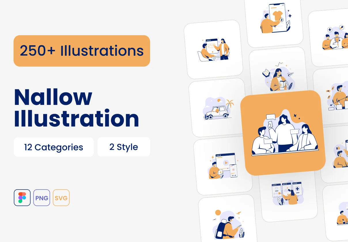 Nallow Illustration Bundle