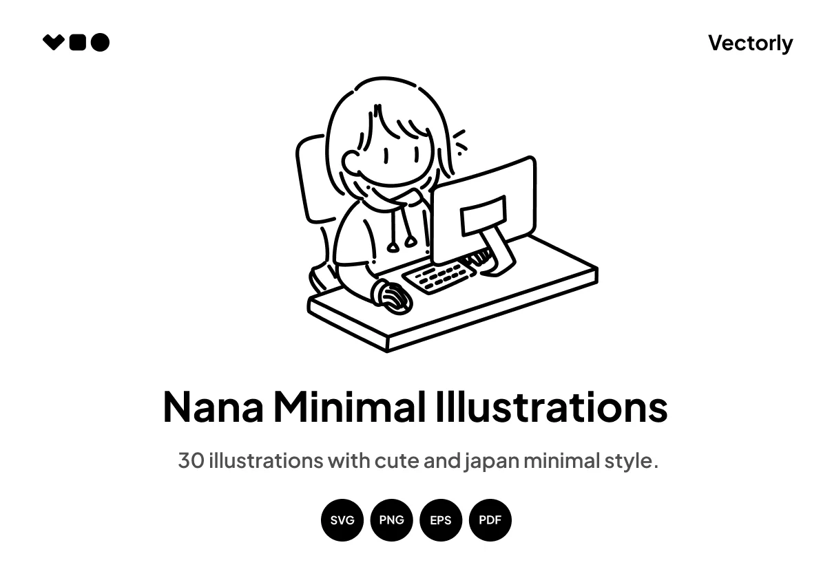 Nana Minimal Illustrations
