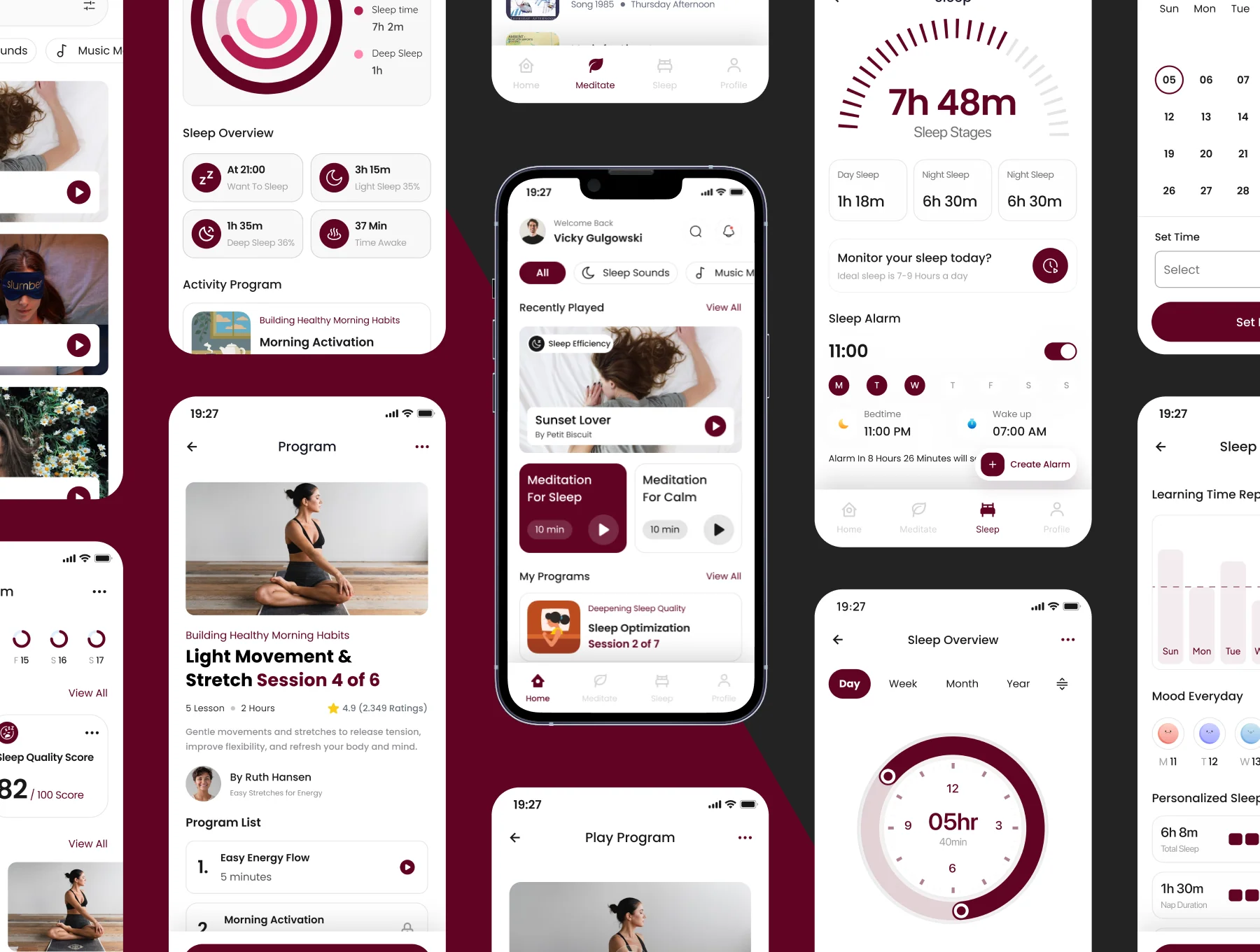 Napify - Sleep Sounds & Meditation App Ui Kits 5