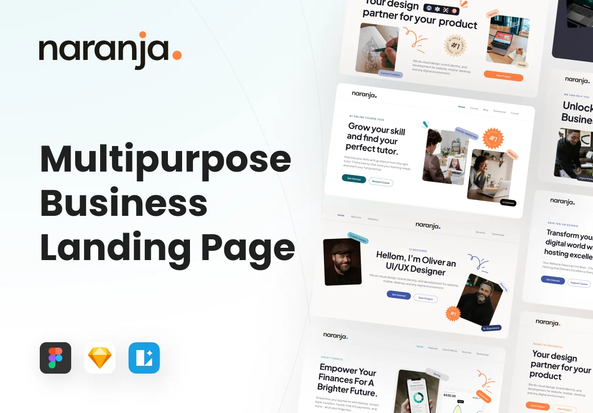 Naranja - Multipurpose Business Landing Page