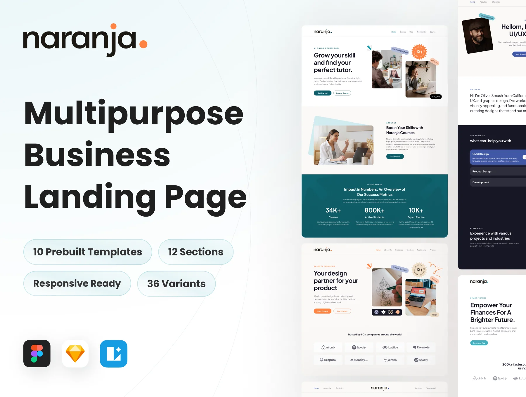 Naranja - Multipurpose Business Landing Page