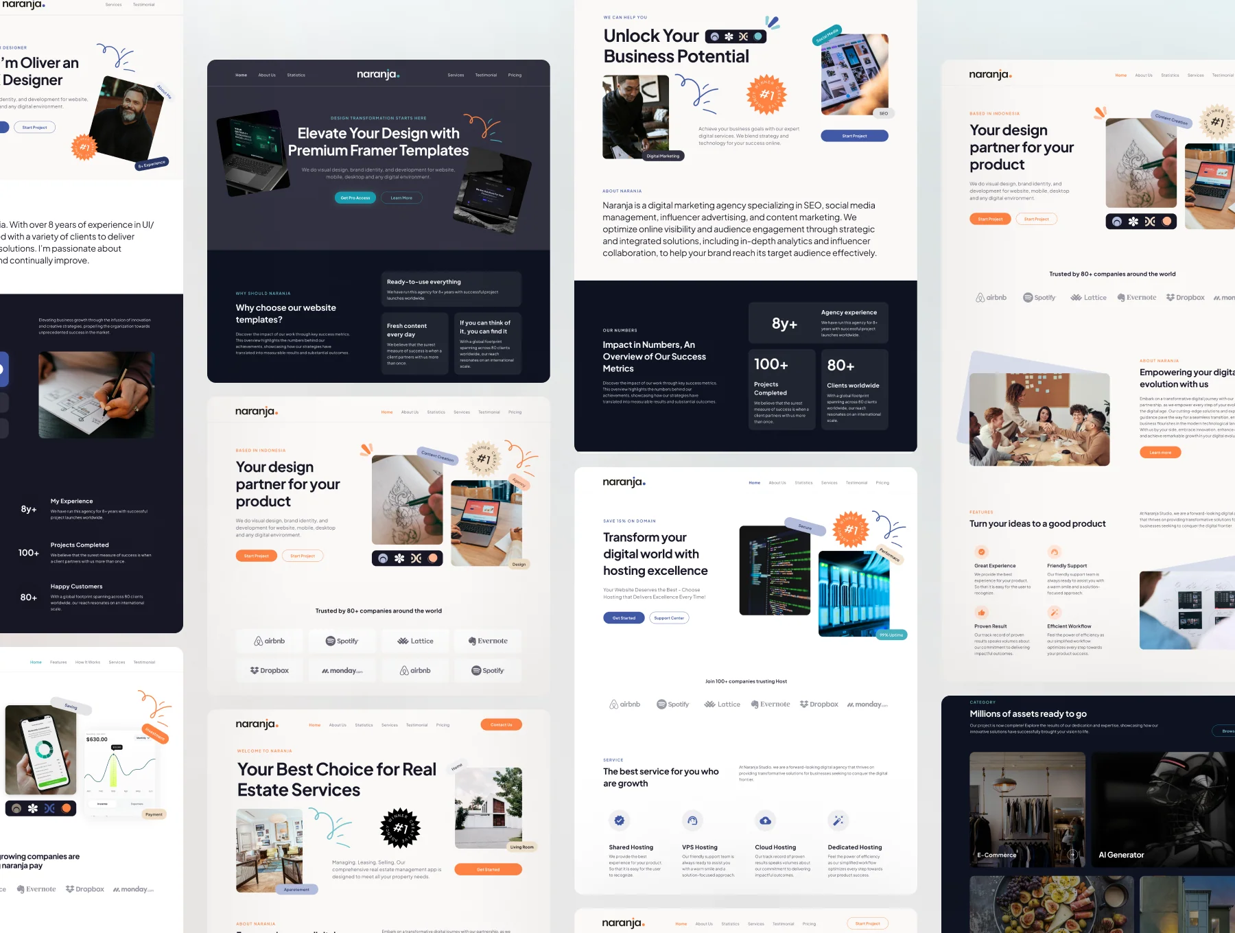 Naranja - Multipurpose Business Landing Page 2