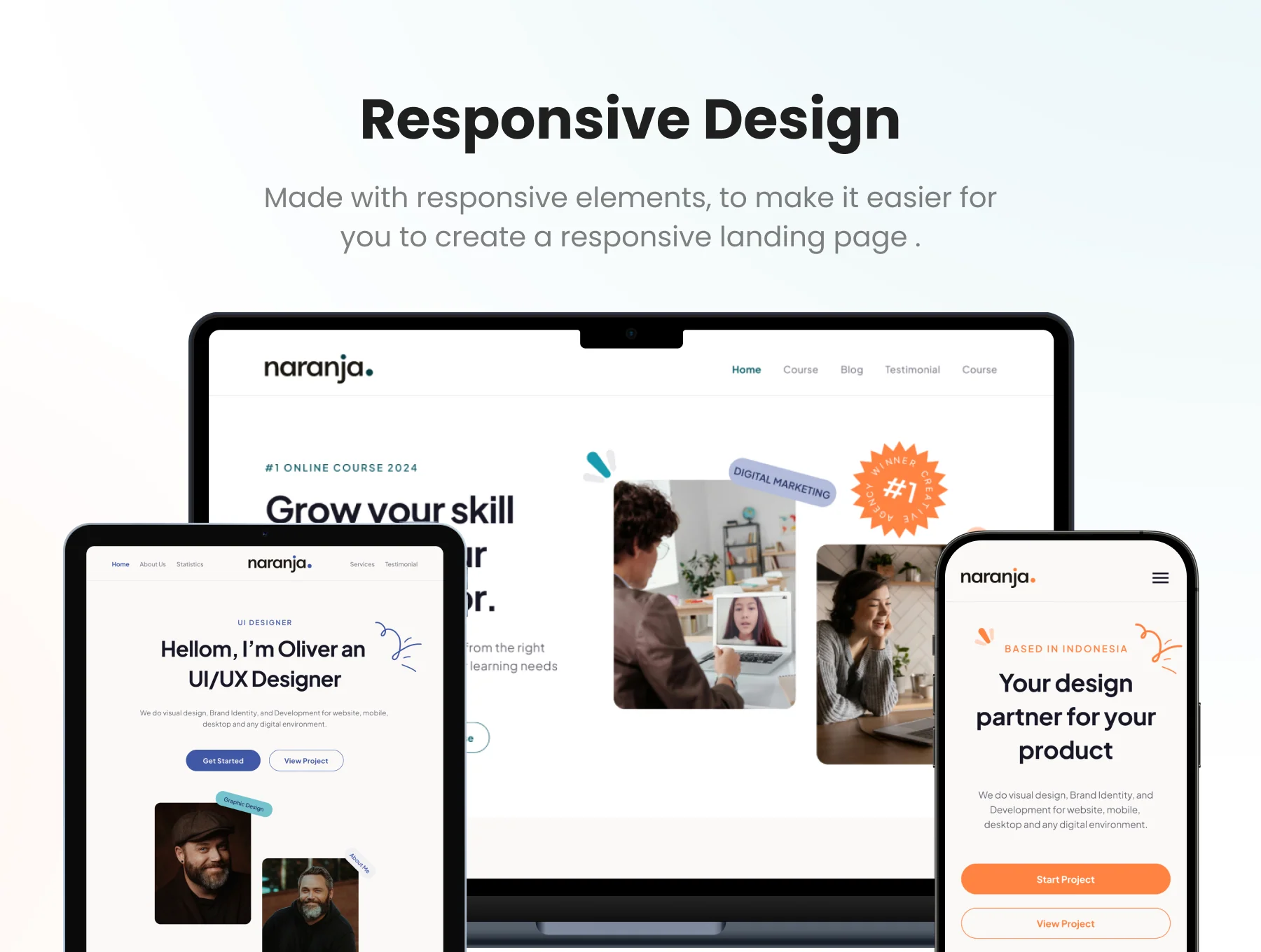 Naranja - Multipurpose Business Landing Page 8