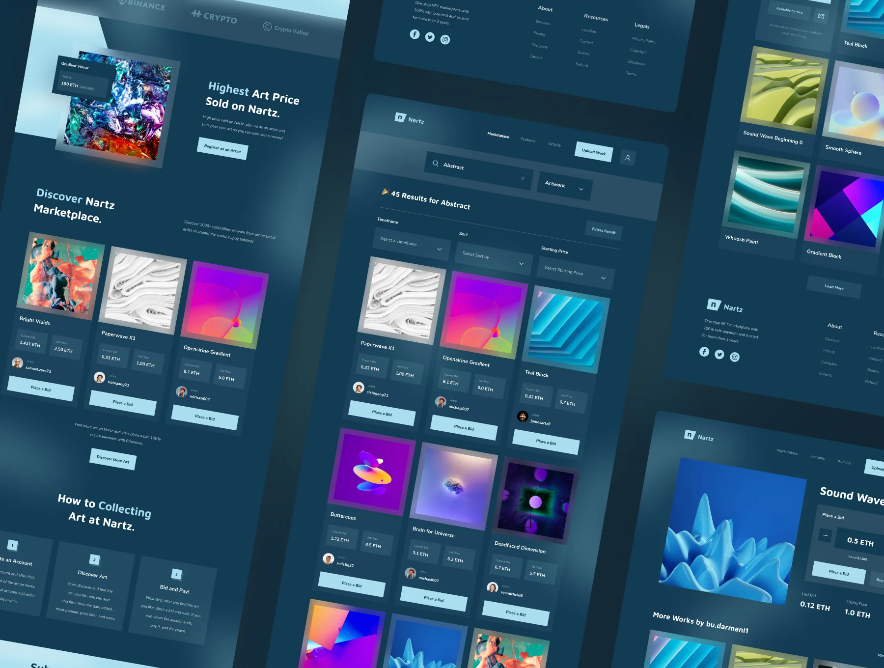 Nartz - NFT Marketplace UI Kit 7