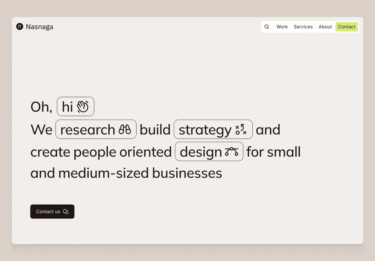 Nasnaga — Digital Studio Website Template