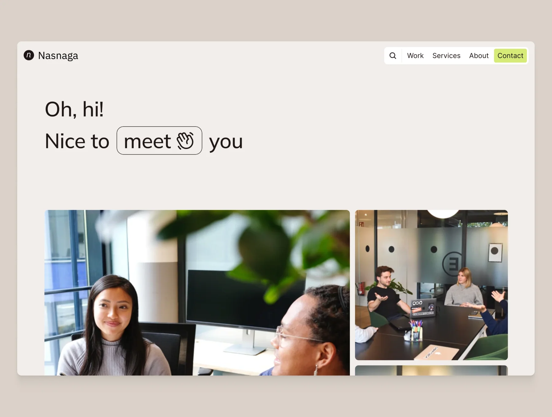 Nasnaga — Digital Studio Website Template 5