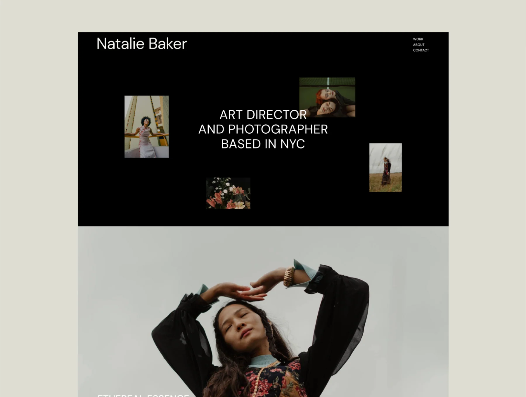 Natalie – Framer Portfolio Template 3