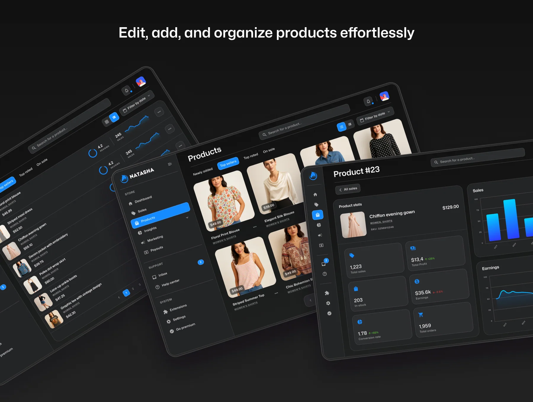 Natasha -  Web Dashboard UI Kit 2