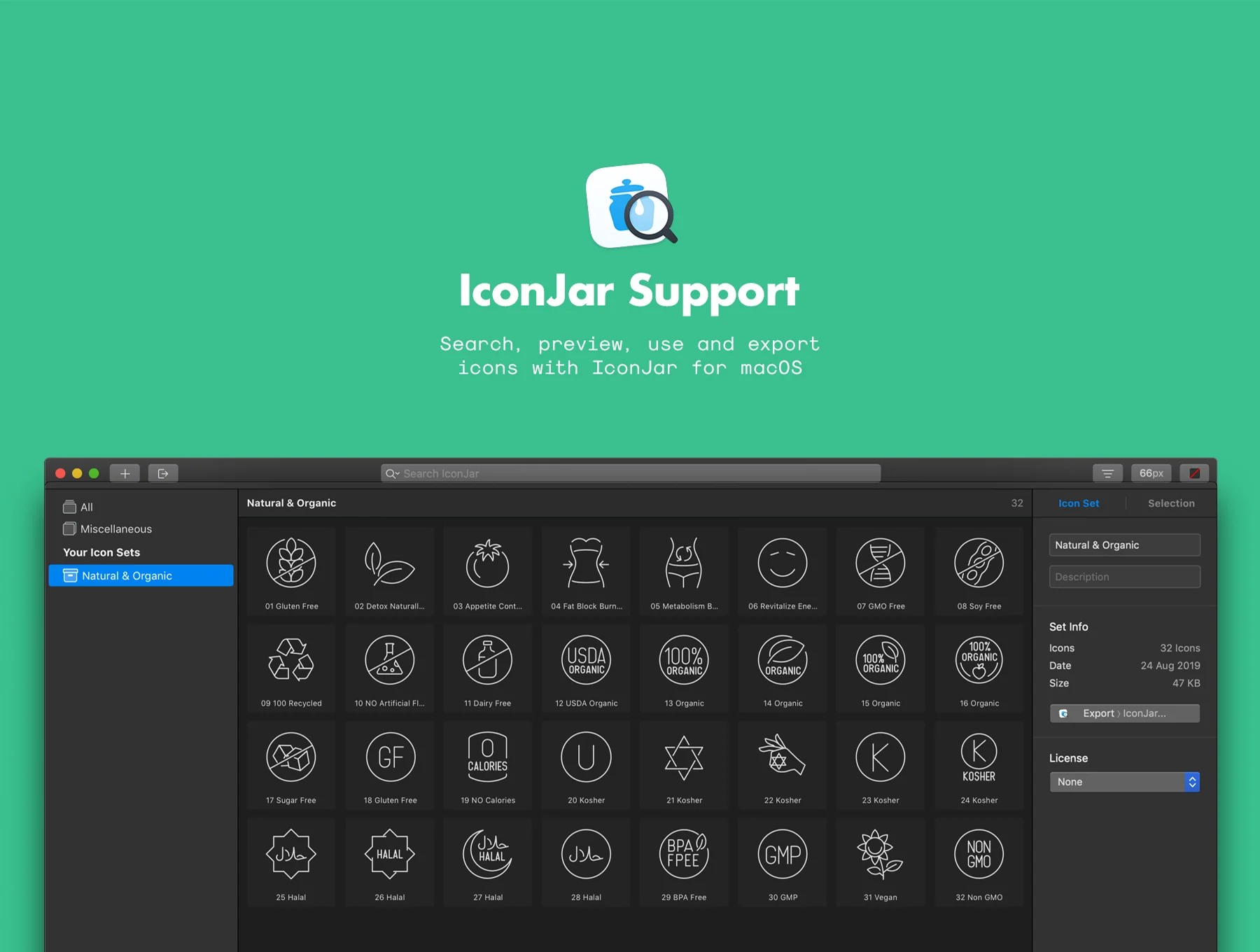 Natural & Organic Icons 3