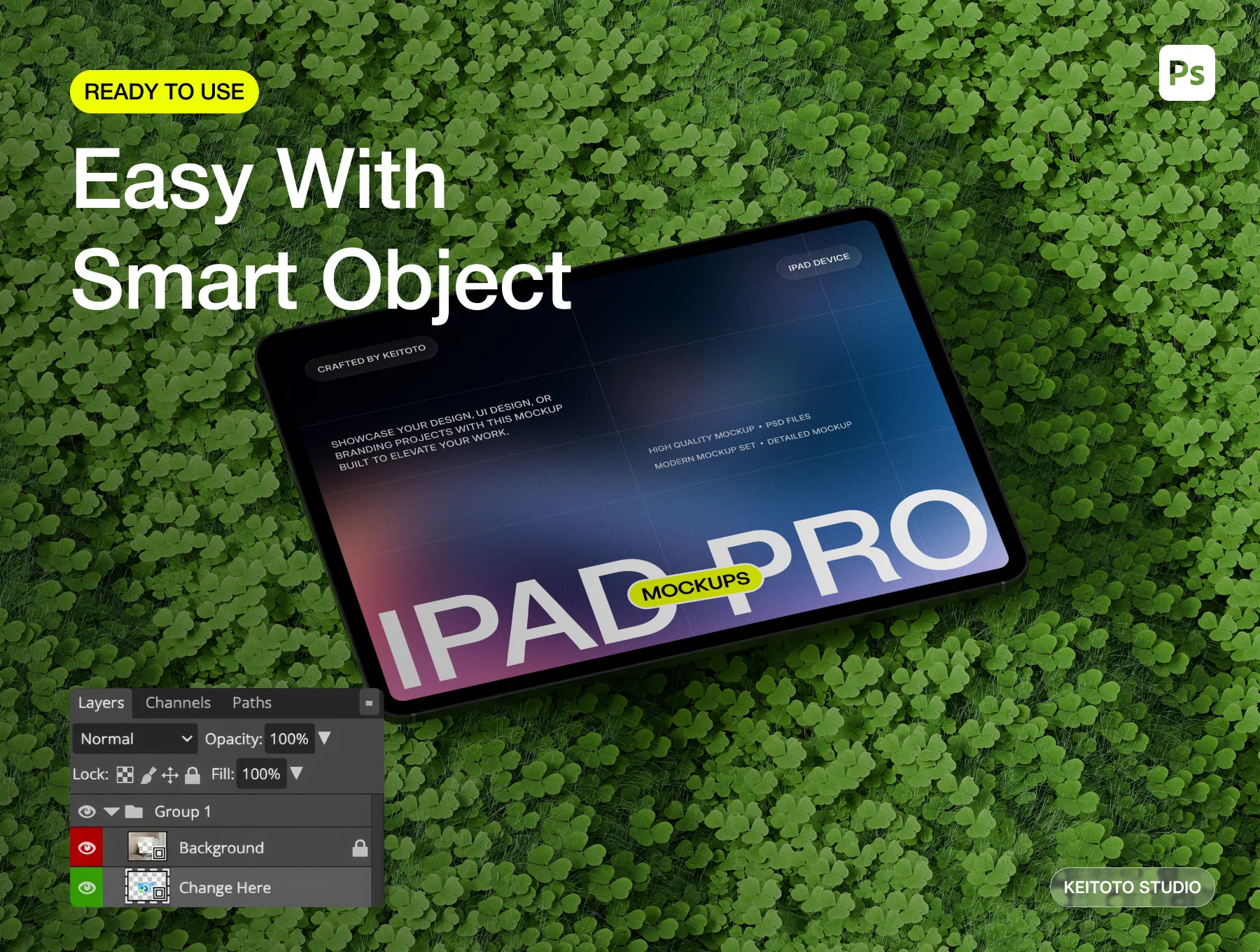 Nature Inspired iPad Pro Mockup Collection 3