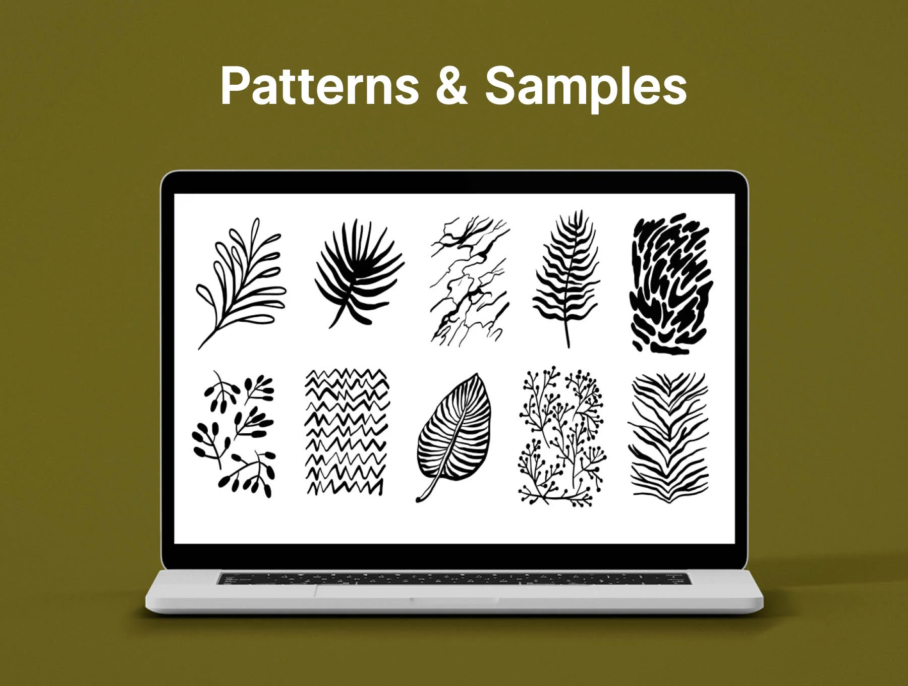 Nature Shapes Backgrounds & Patterns #2