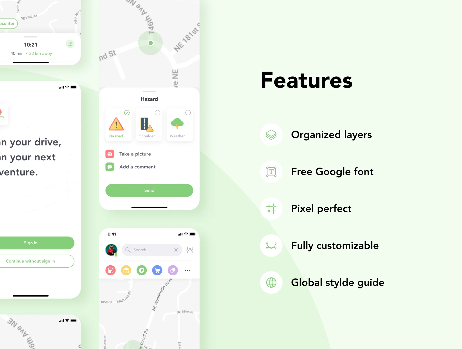 NavGo - Navigation App UI Kit 2