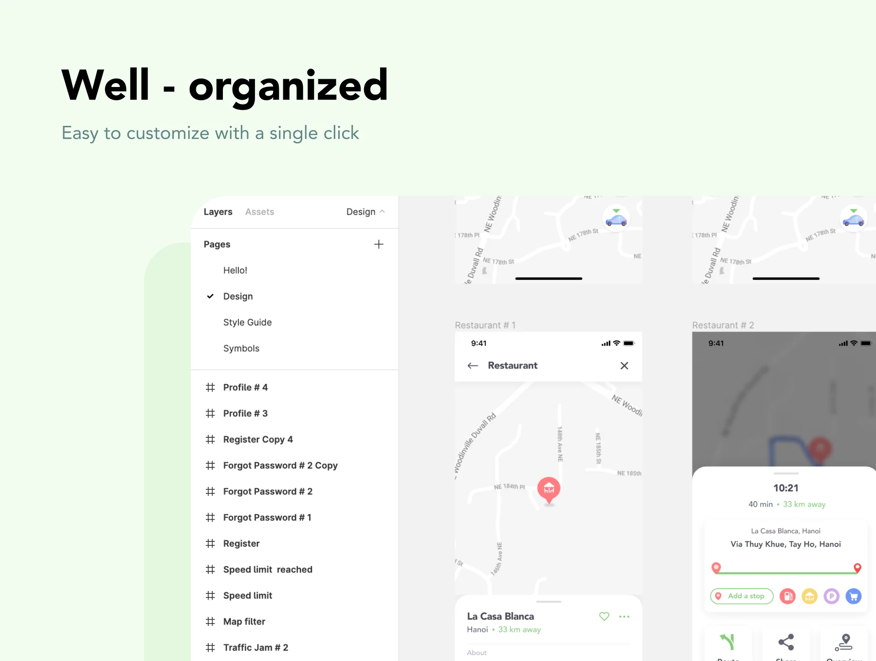NavGo - Navigation App UI Kit 6