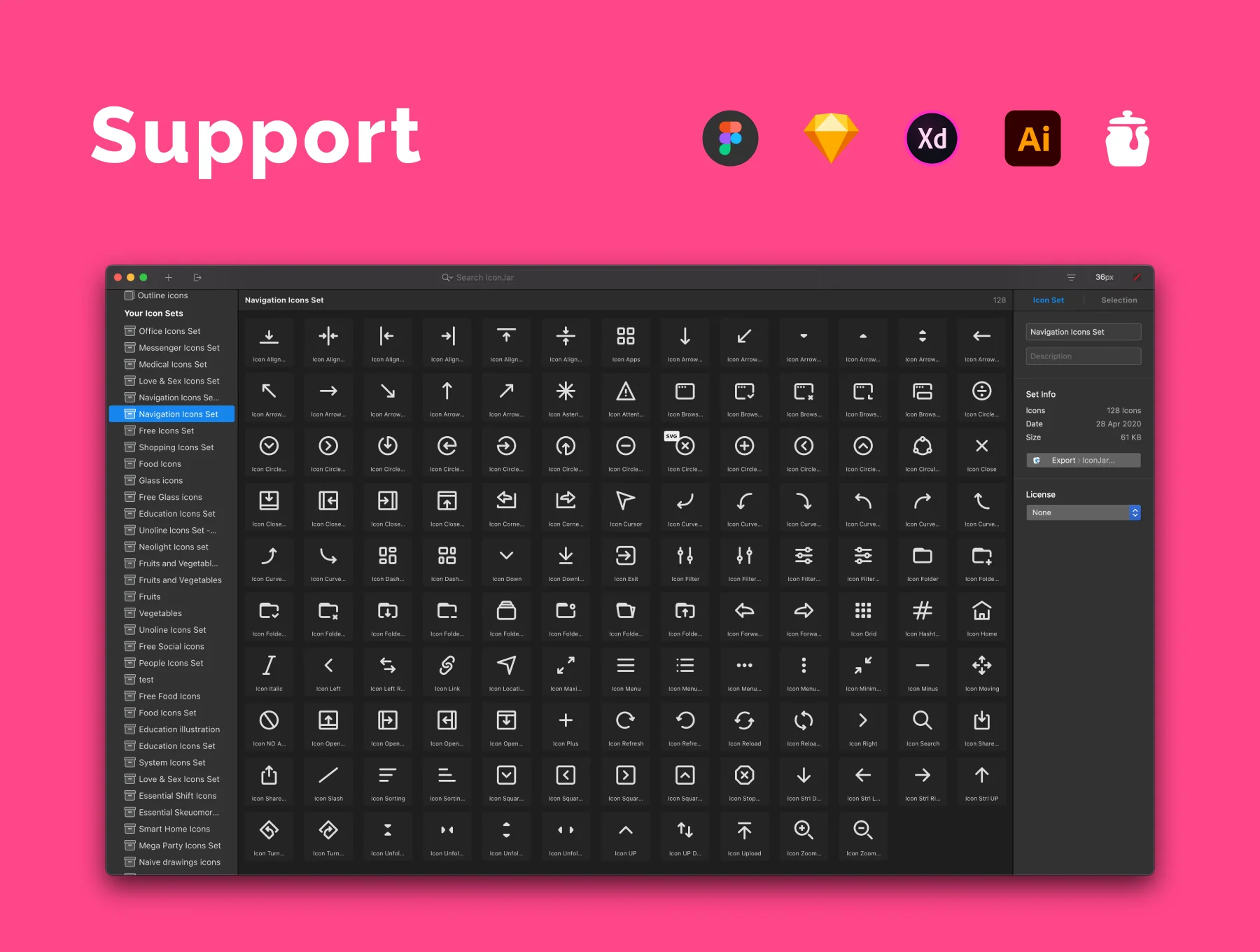 Navigation & Ui Icons Set 6