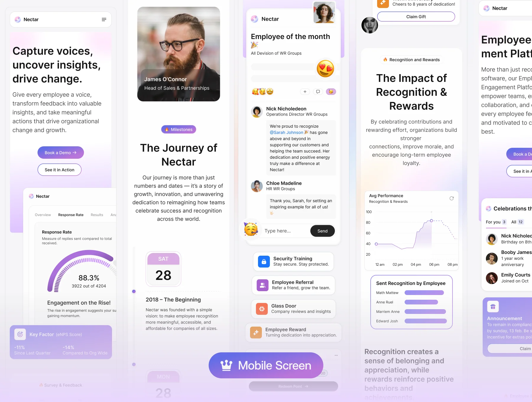 Nectar — B2B SaaS HR Management Website Kit 5