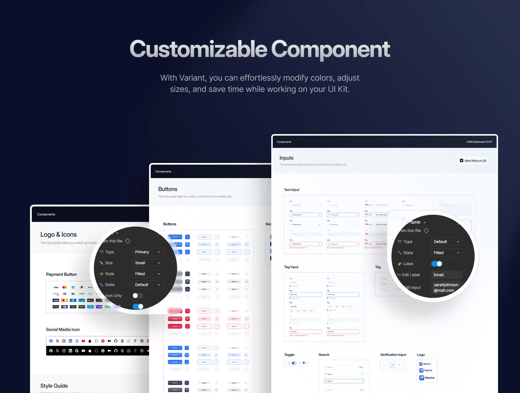 Nectra - CRM Dashboard UI KIT 5