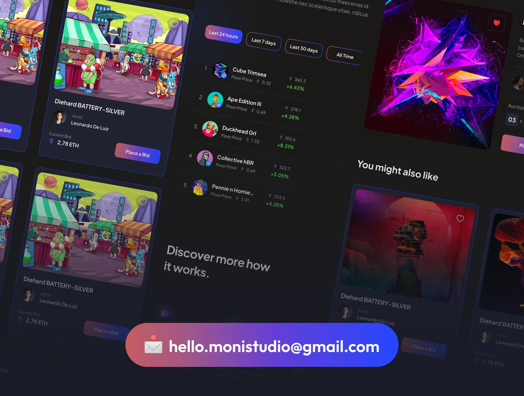 Nefthi - NFT Website UI Kit 6