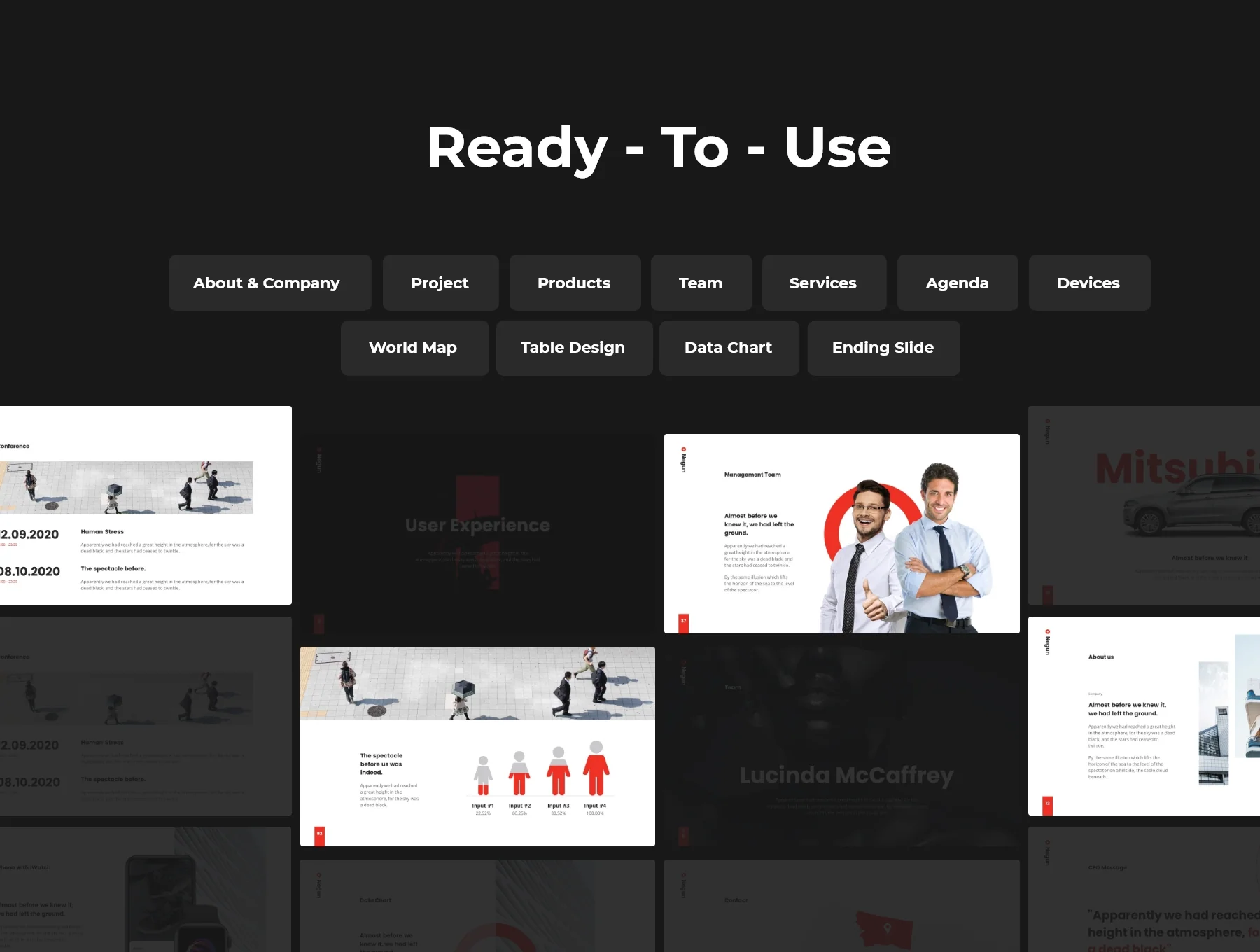 Negun - Smooth Animated Template 3