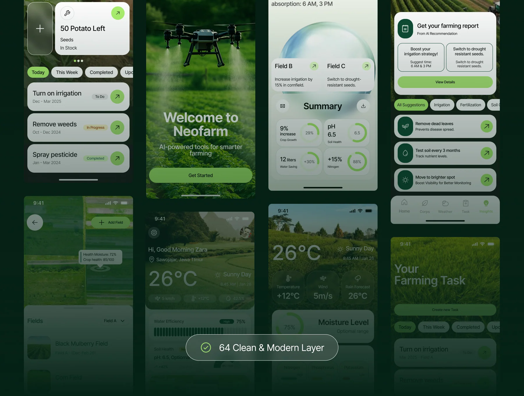 Neofarm - Smart Farming Mobile App UI Kit 5