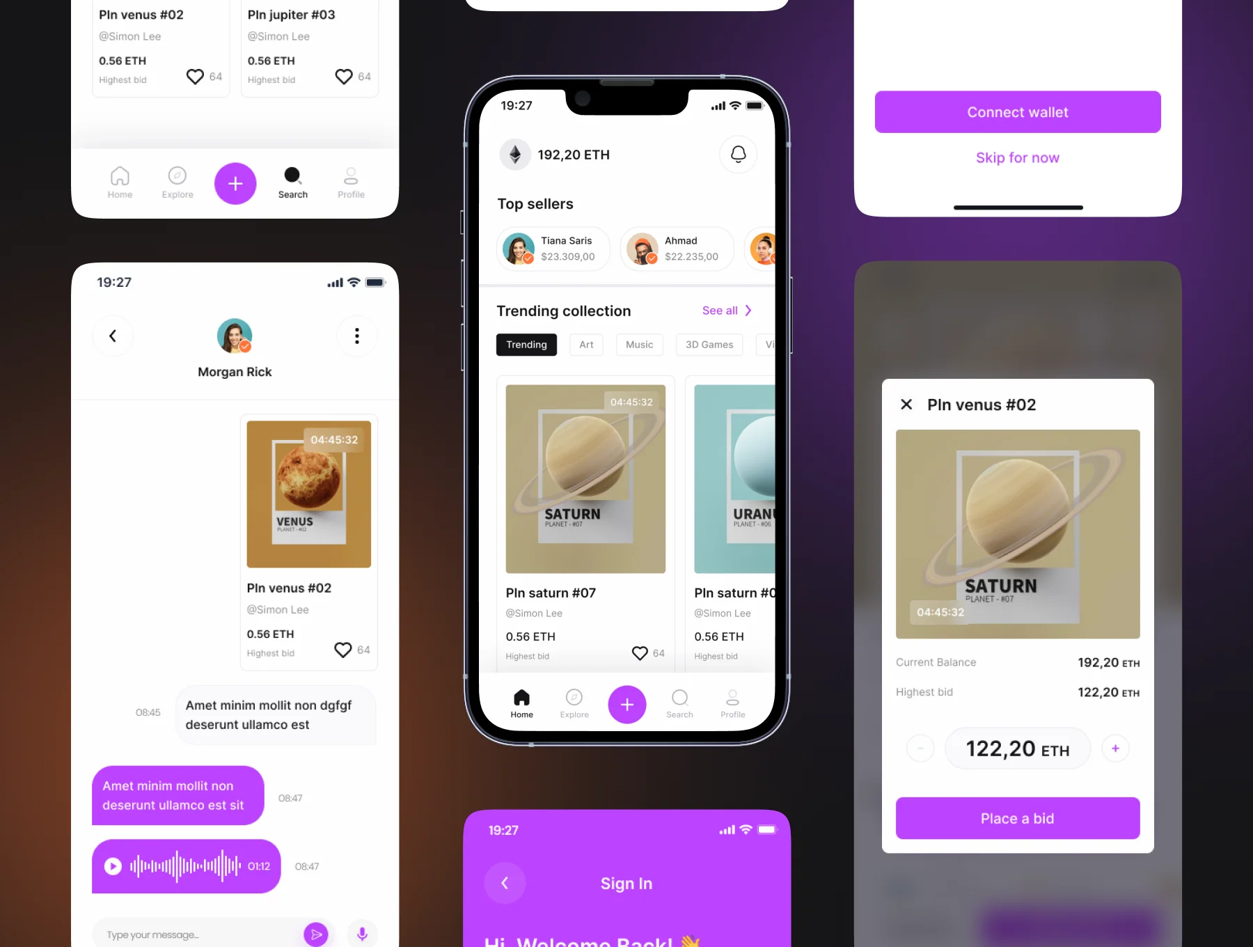 NeoFT - NFT Marketplace Apps UI Kit 5