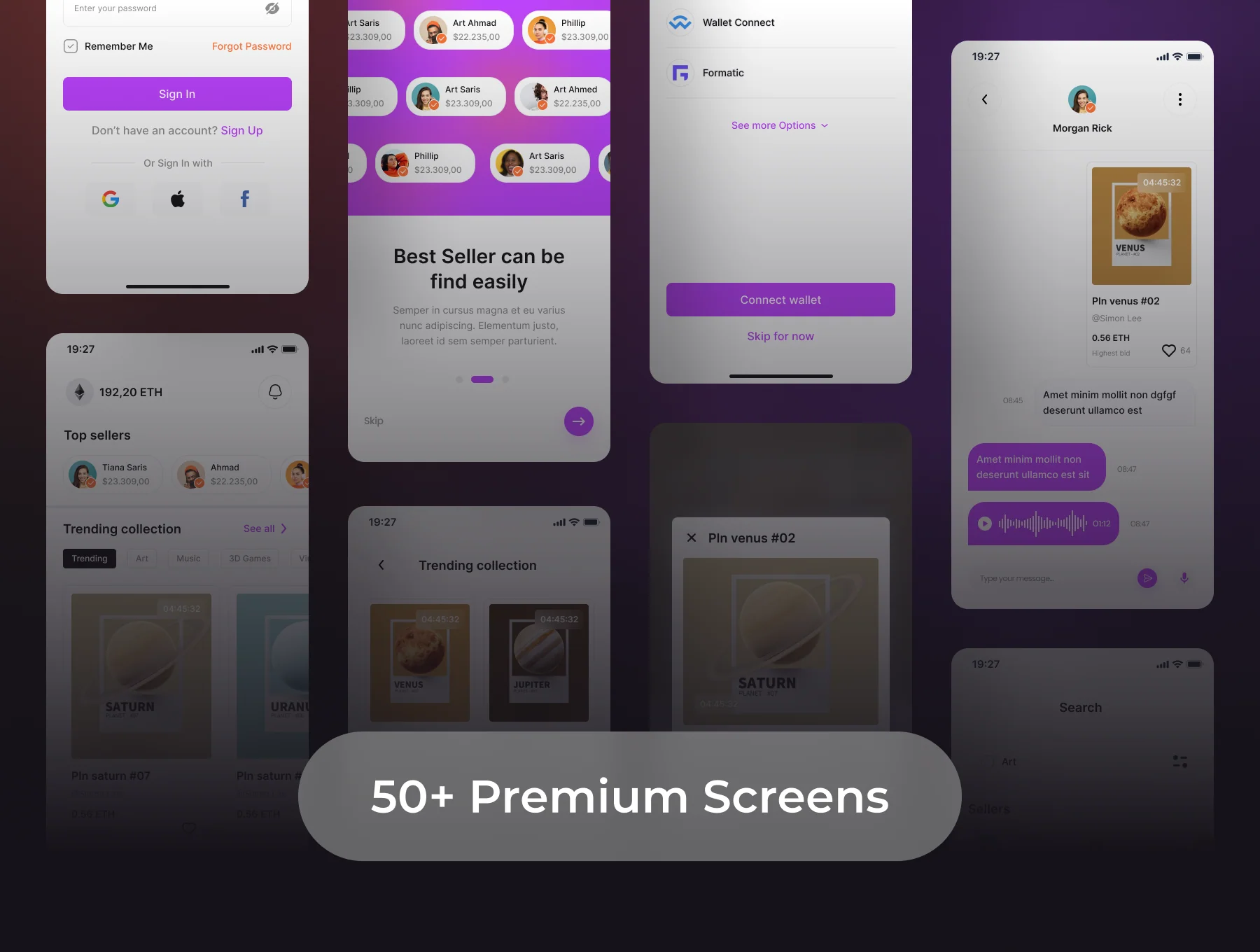 NeoFT - NFT Marketplace Apps UI Kit 6