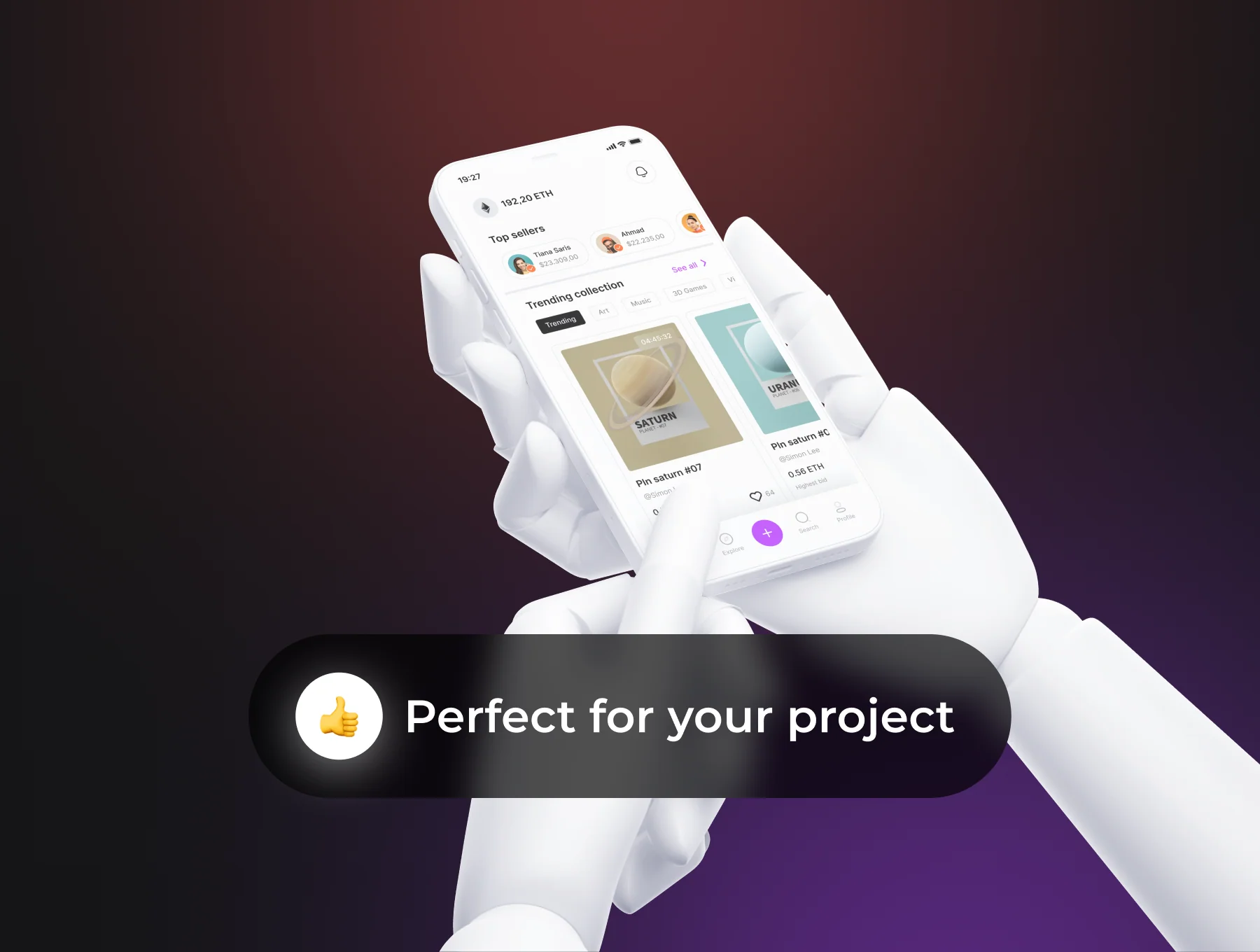 NeoFT - NFT Marketplace Apps UI Kit 7