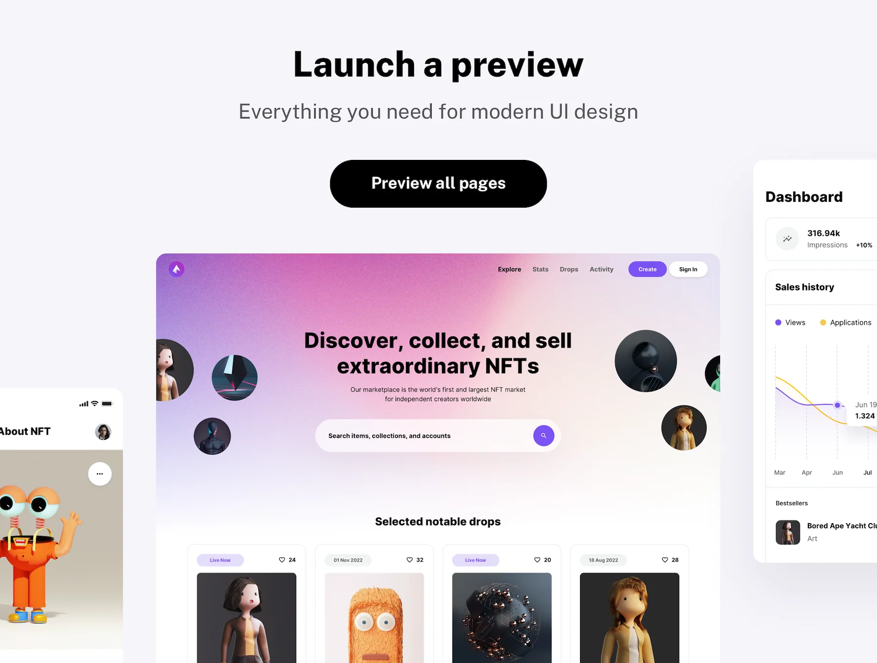 NeoFT - UI kit for NFT Marketplaces 9