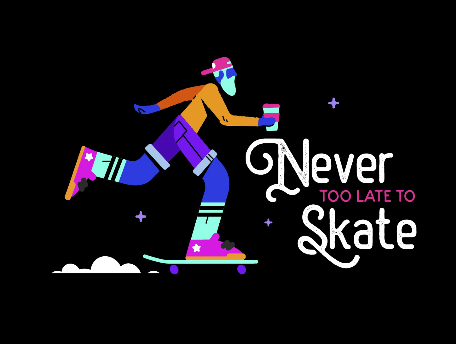 Neon skaters set 3