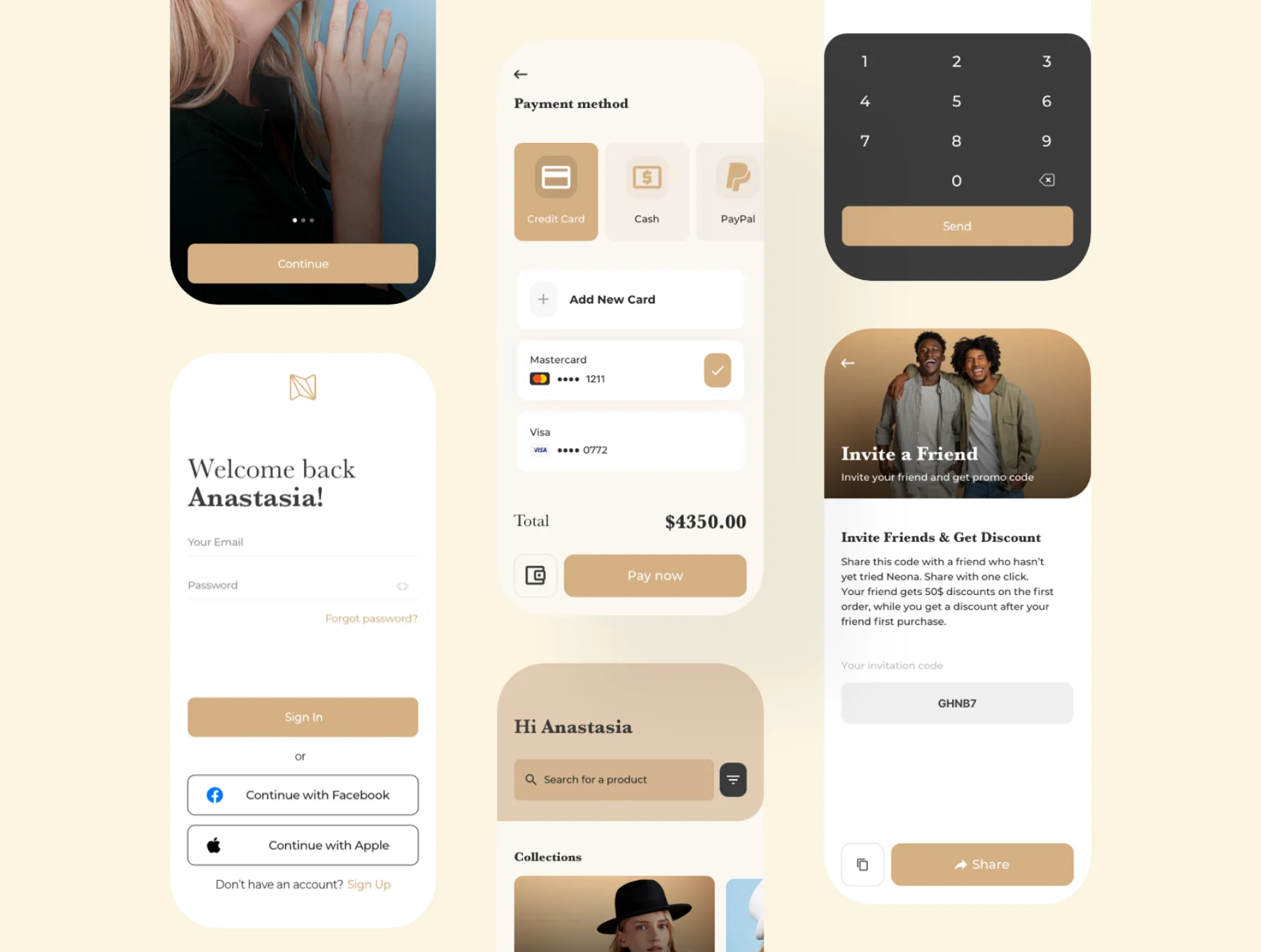 Neona E-Commerce Fashion App UI Kit 4