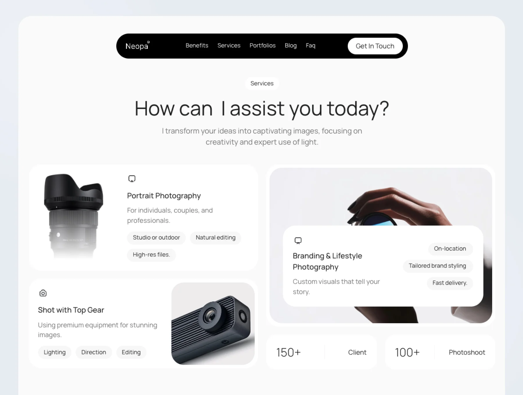 Neopha Photography Template 3