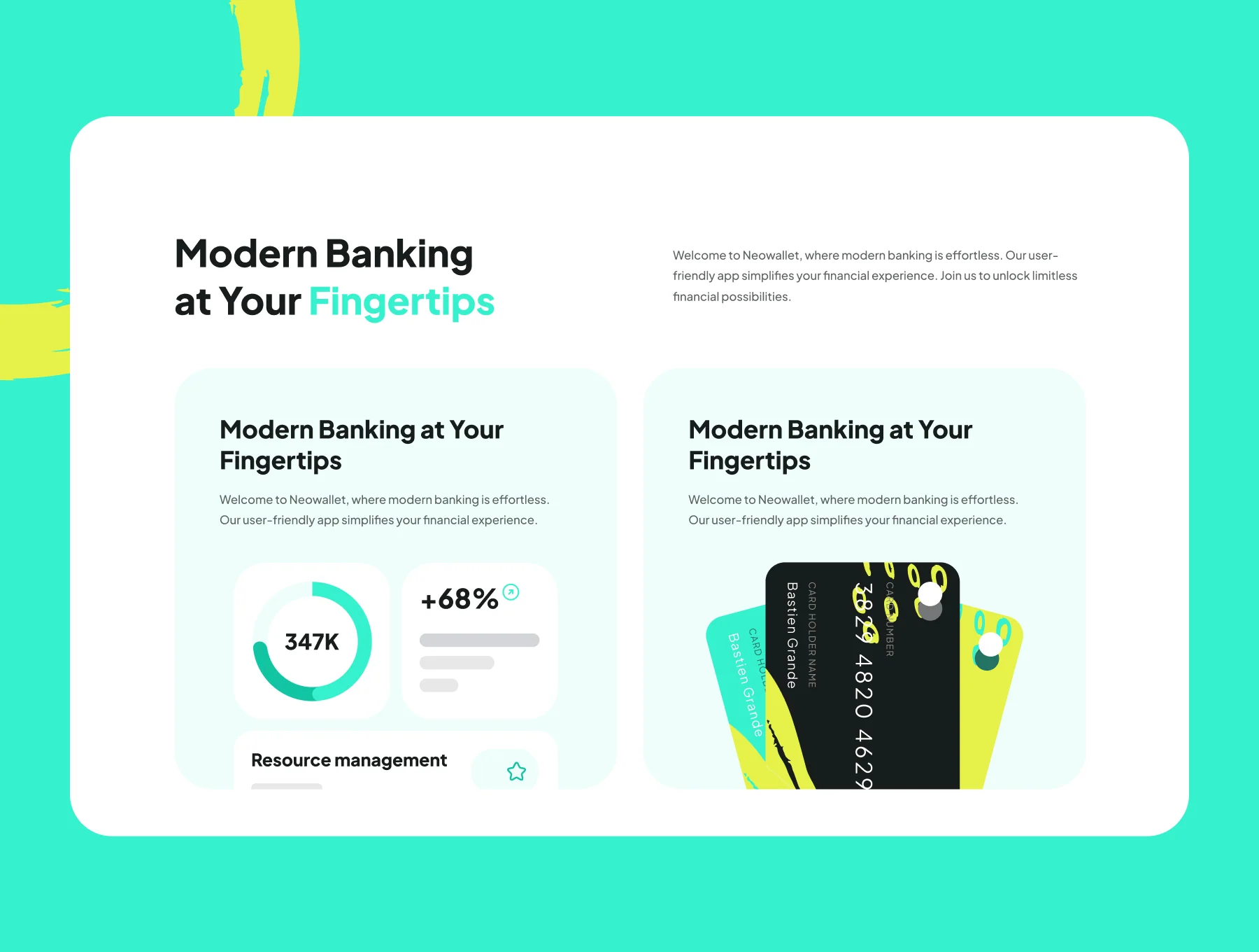 Neowallet — Startup Template 2
