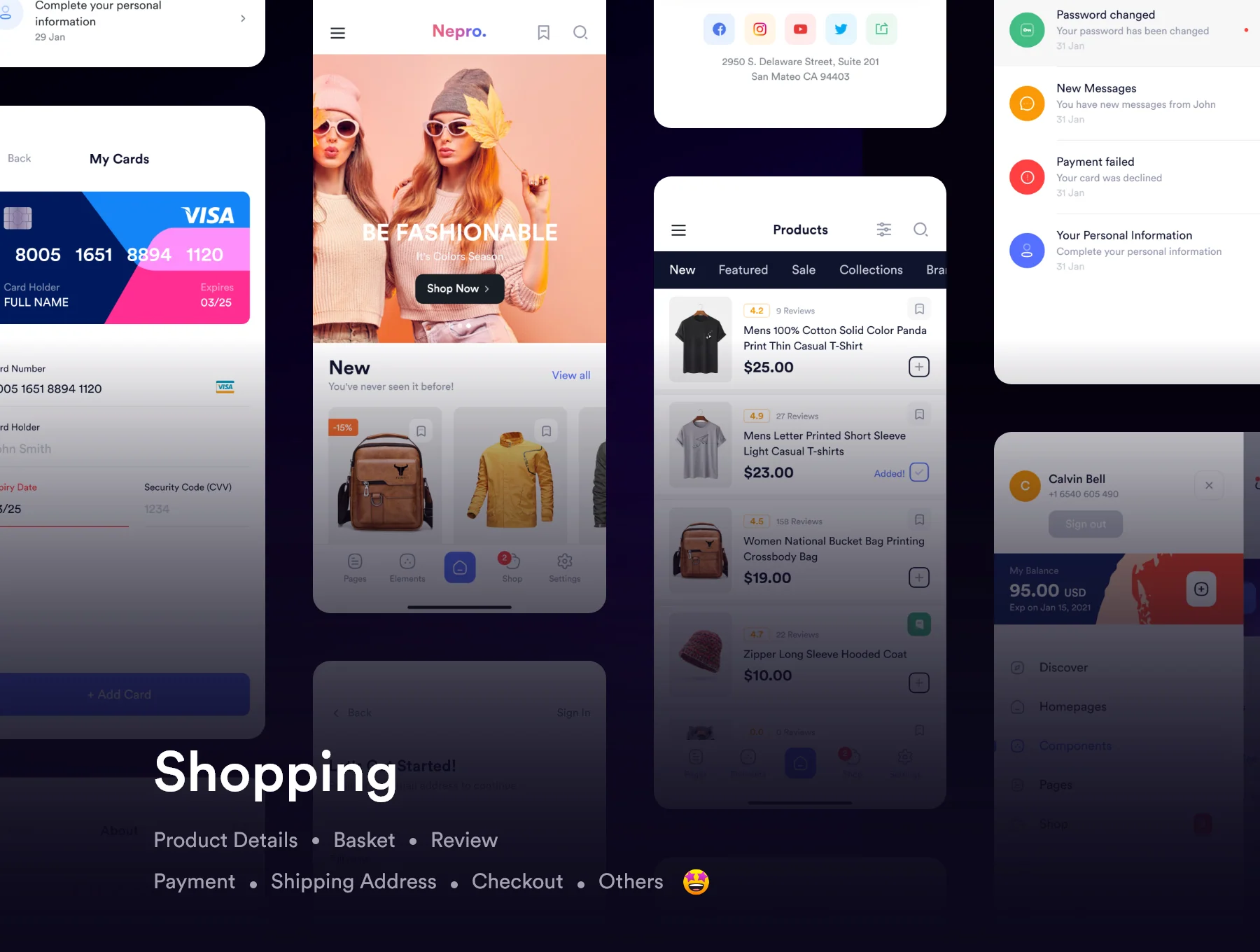 Nepro – Multipurpose Mobile HTML5 Template 🚀 9
