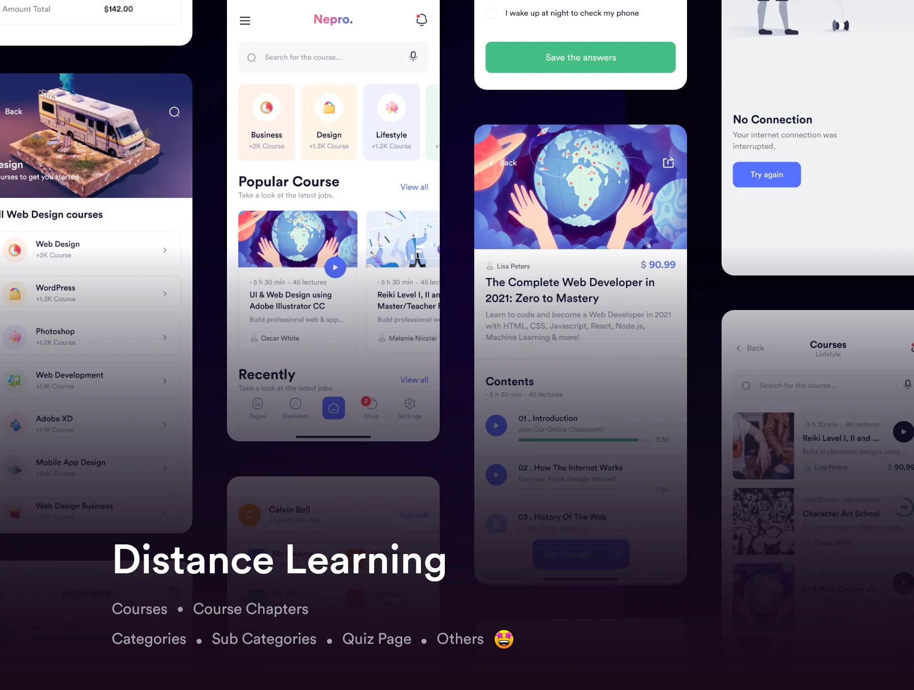 Nepro – Multipurpose Mobile HTML5 Template 🚀 6