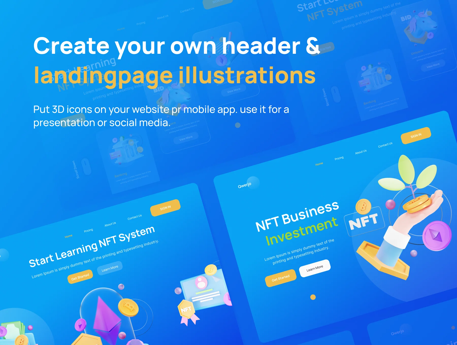 Nepty -  NFT 3D Illustration 2