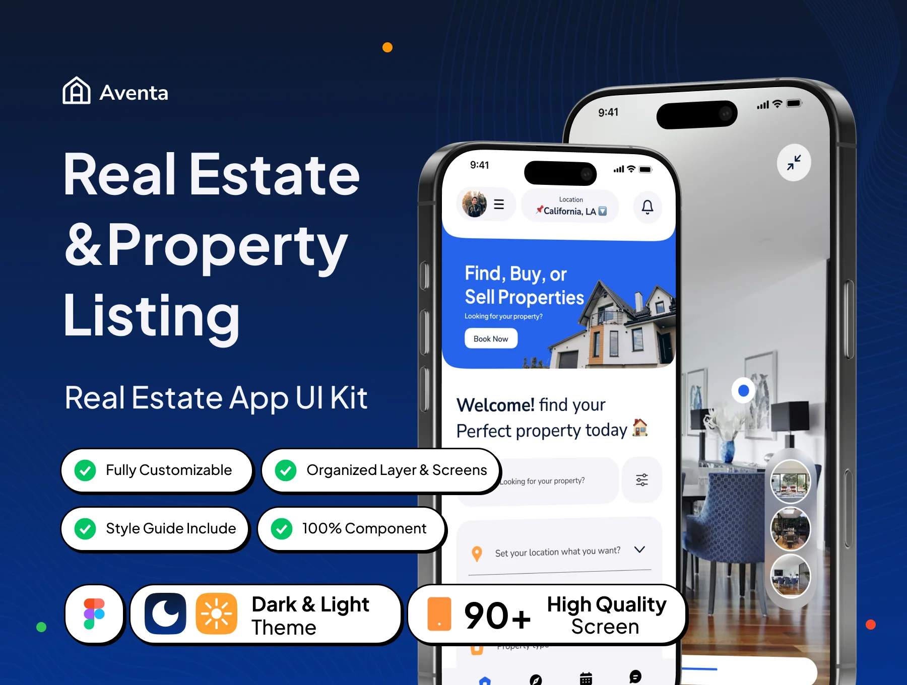Aventa - Mobile Real Estate App Ui Kit