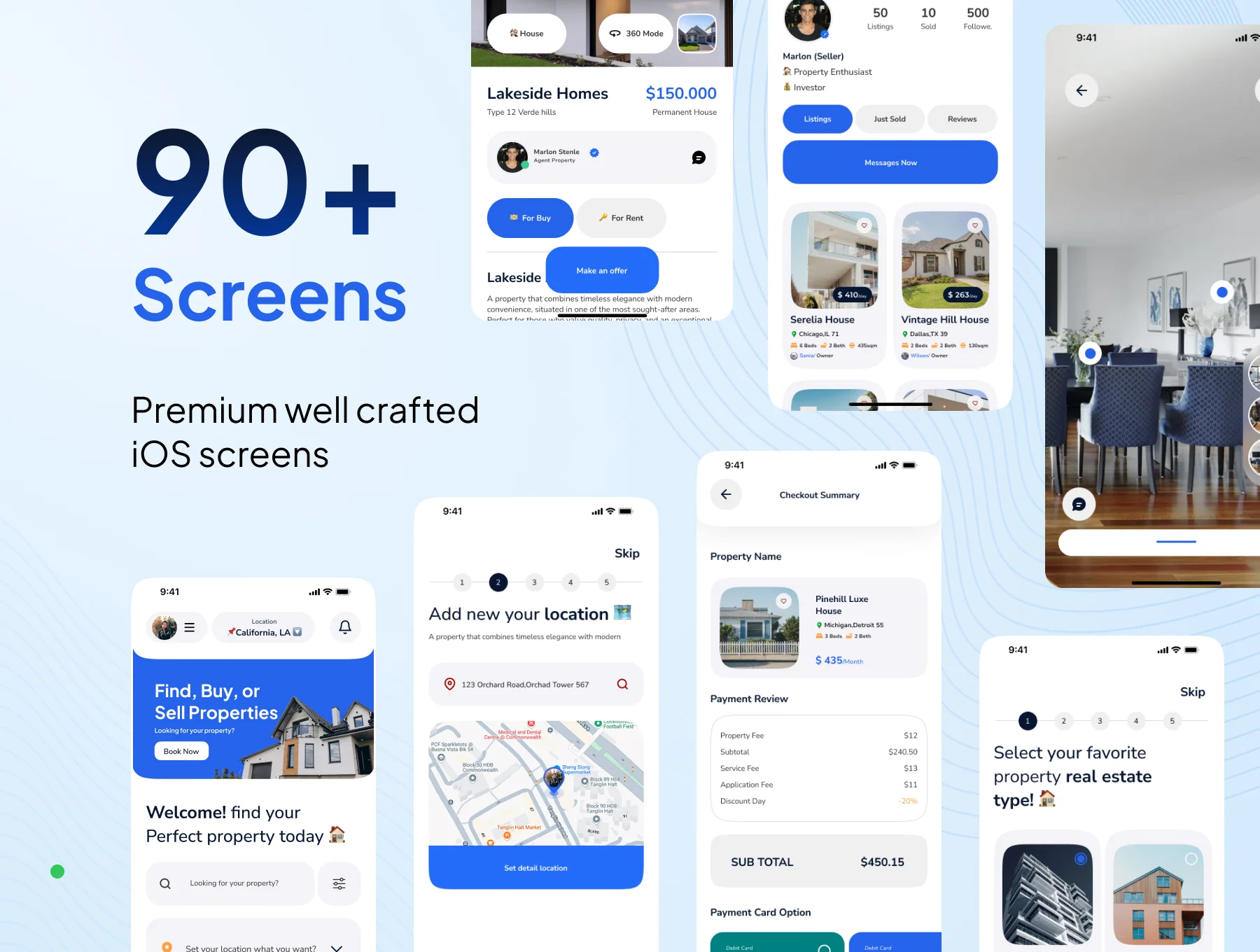 Aventa - Mobile Real Estate App Ui Kit 2