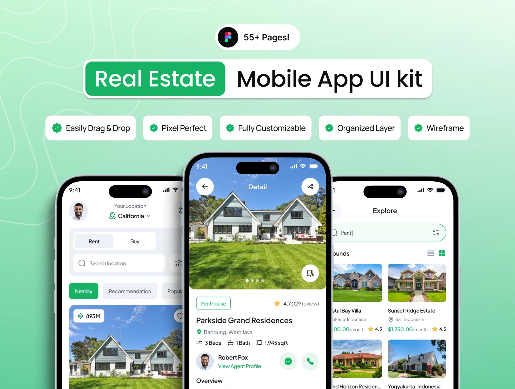 NestHive Real Estate Mobile App Ui kit