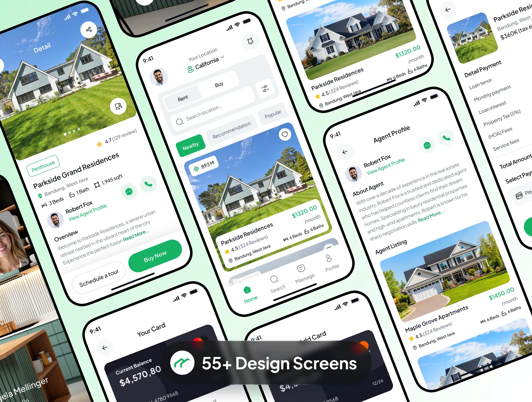 NestHive Real Estate Mobile App Ui kit 3