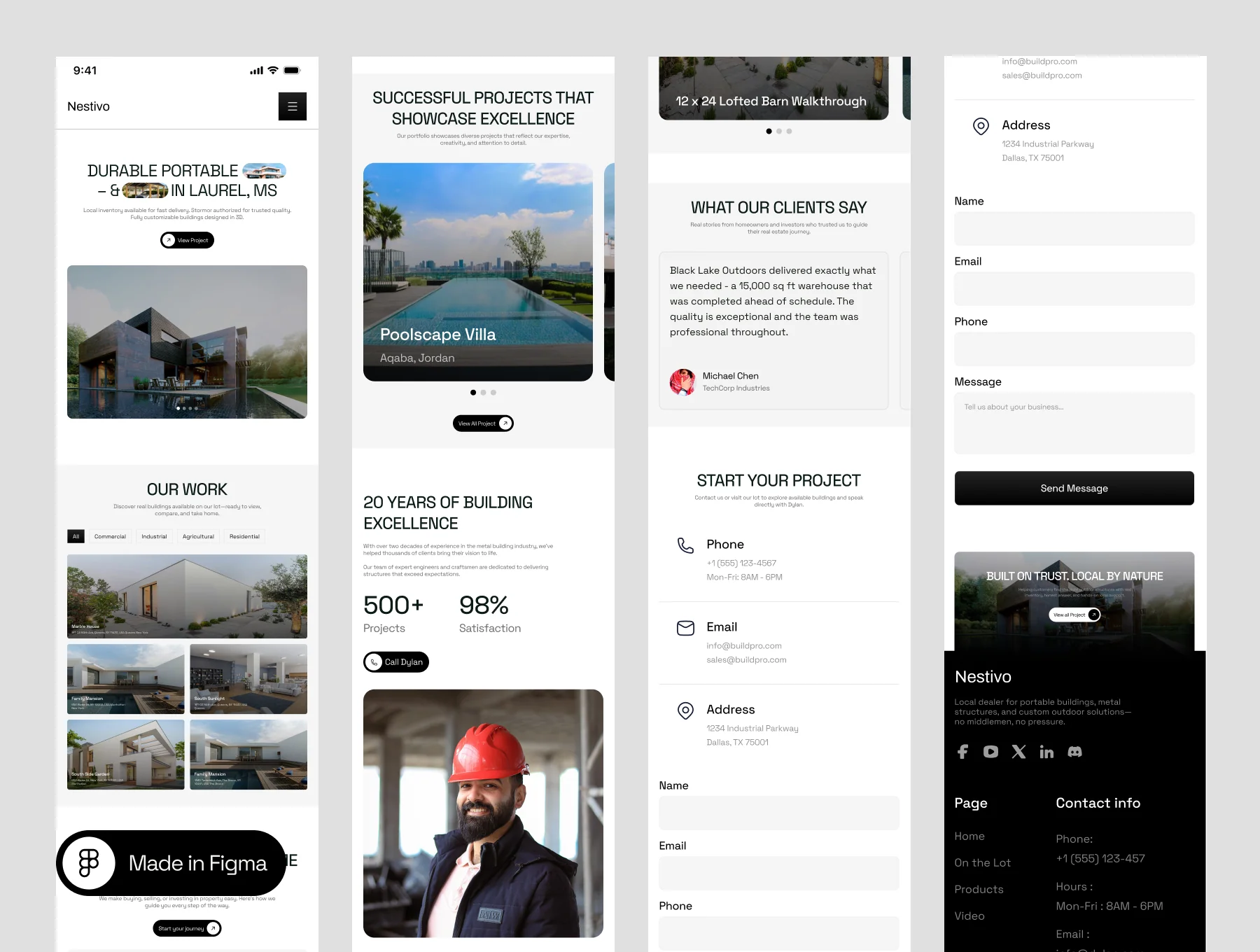 Nestivo web & mobile page 2
