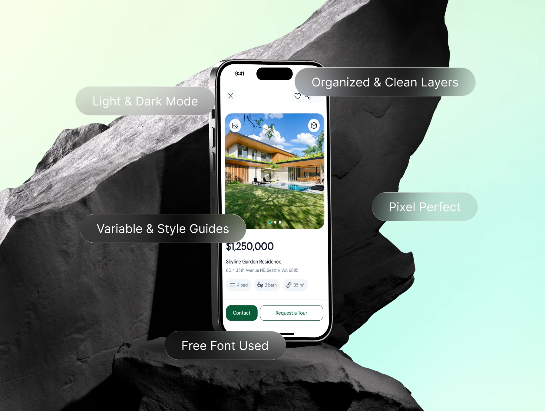 Nestora – Modern Real Estate App UI 2