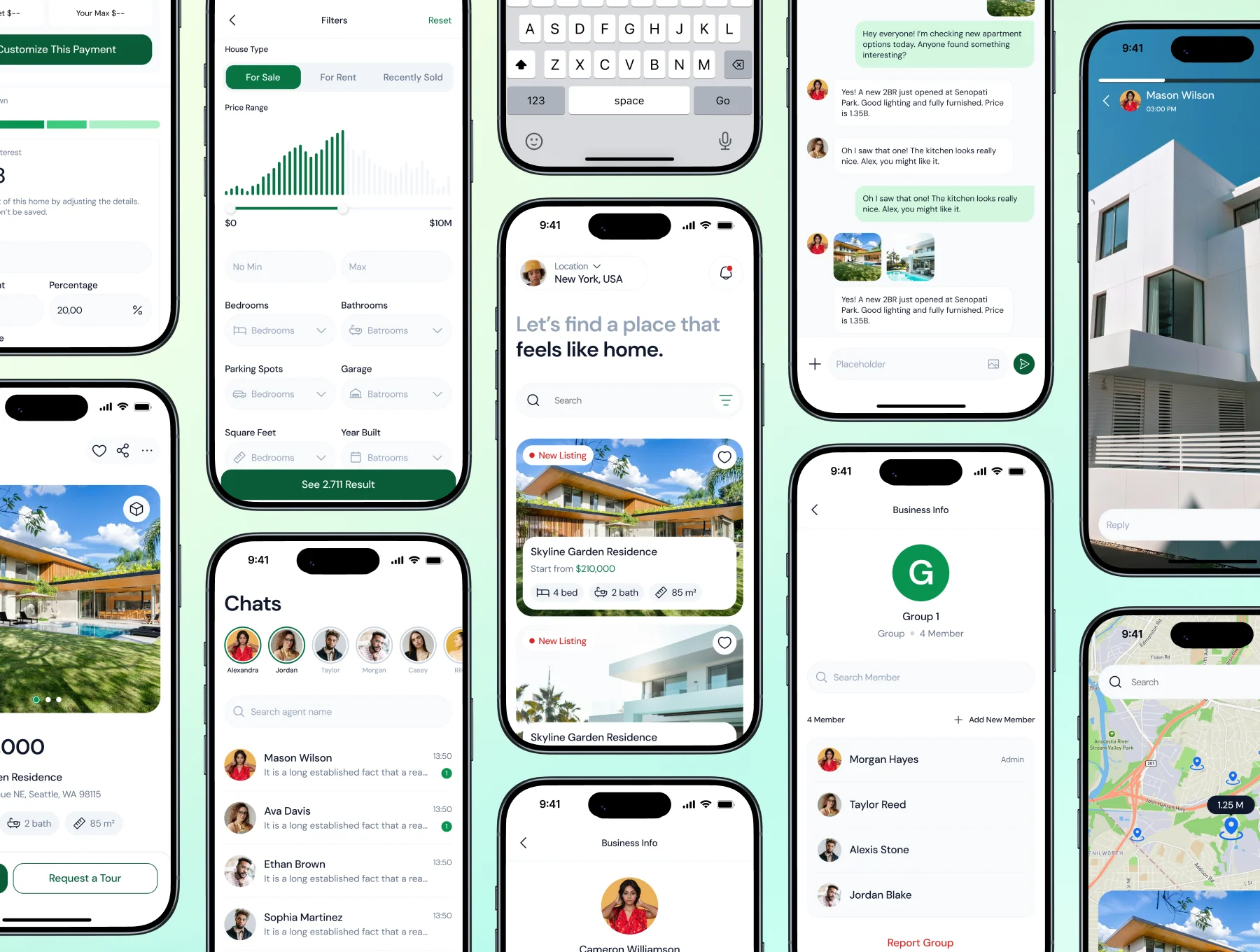 Nestora – Modern Real Estate App UI 3