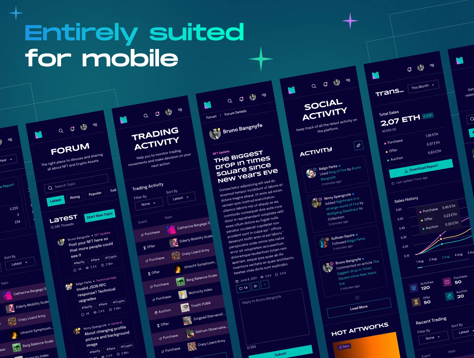 Netfly - NFT Marketplace Website Template 5