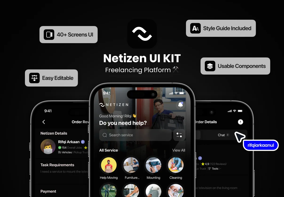 Netizen Freelance UI KIT