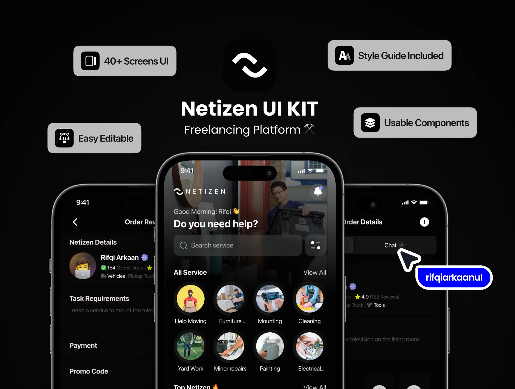 Netizen Freelance UI KIT